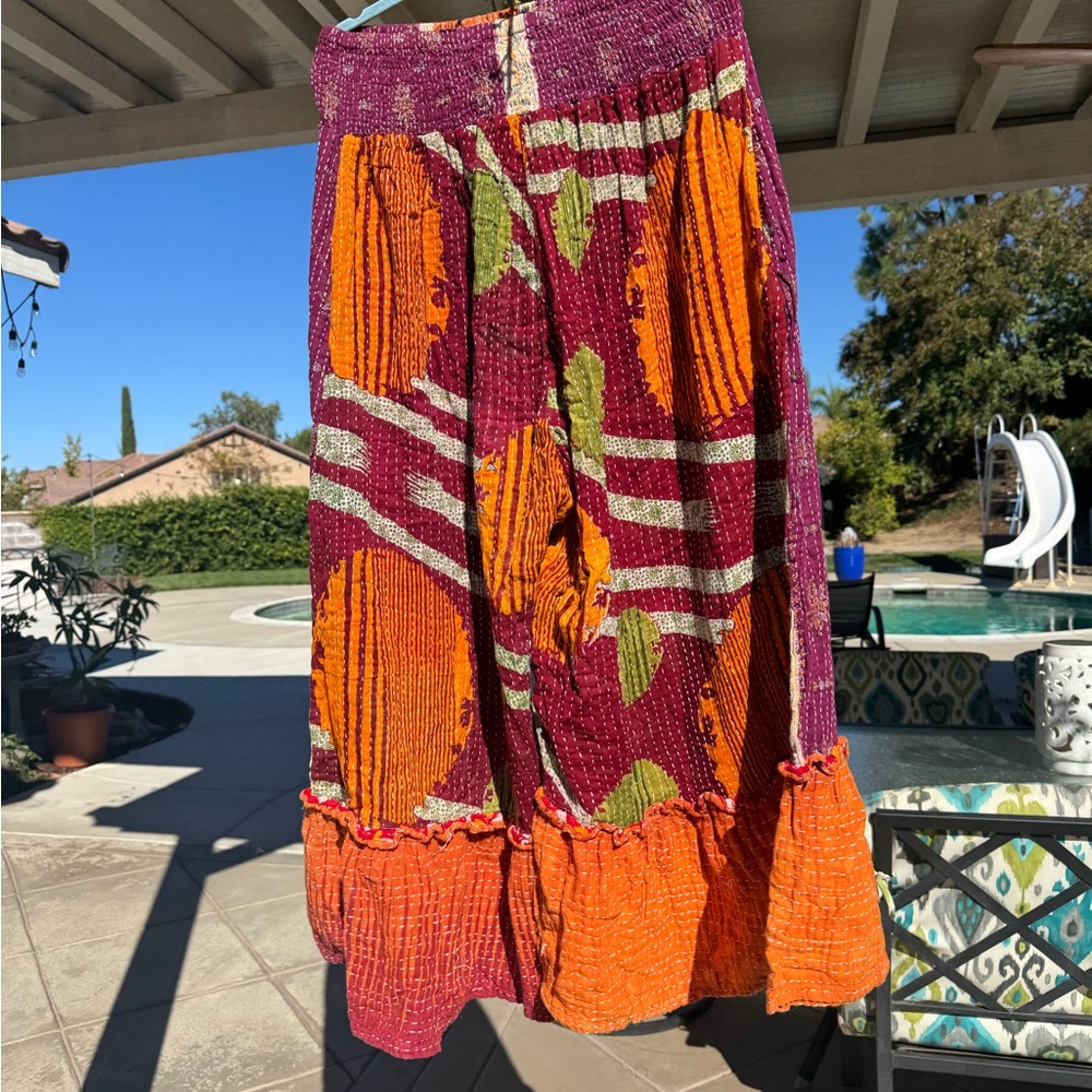 Colorful Bohemian lotus Pants